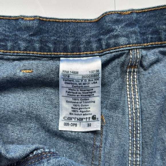 Carhartt Men's Blue Cargo Shorts - Picture 6 of 8